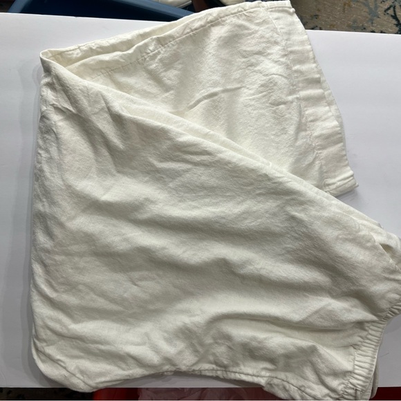 Abercrombie Fitch Cream Wide-Leg Pants XL - Picture 5 of 10